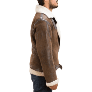 Double Face Shearling leather Jacket - Side