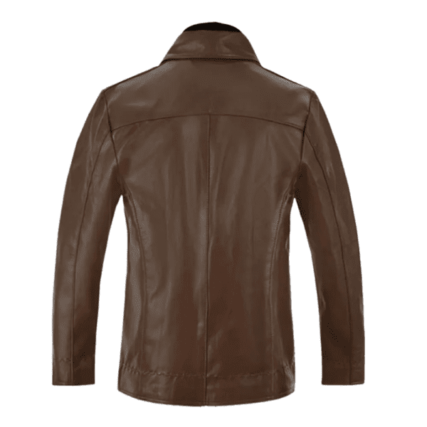 Keanu Reeves John Wick Leather Jacket Back Side