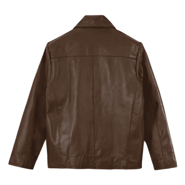 Keanu Reeves John Wick Leather Jacket Back Side